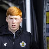 St Mirren's Gallagher Lennon has joined Dumbarton on loan ahead of Saturday's Scottish Cup tie against Rangers. (Photo by Roddy Scott / SNS Group)