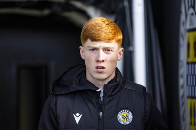 St Mirren's Gallagher Lennon has joined Dumbarton on loan ahead of Saturday's Scottish Cup tie against Rangers. (Photo by Roddy Scott / SNS Group)