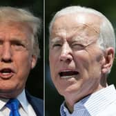 Donald Trump and Joe Biden are battling for their respective party nominations. Picture: Getty Images