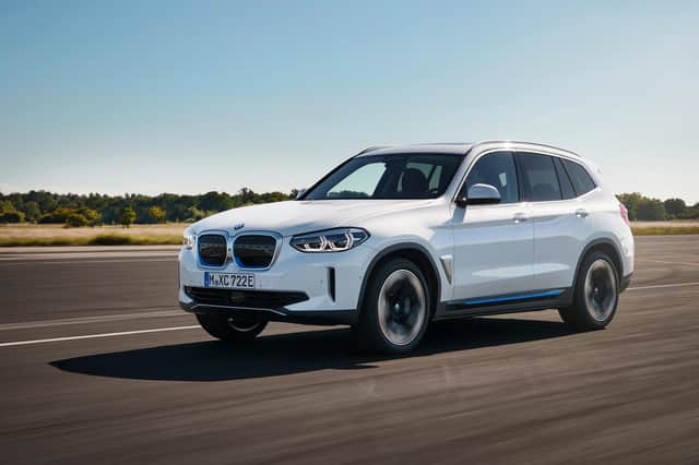 BMW says the iX3’s 282bhp electric motor, driving the rear axle will propel the car from 0-62mph in 6.8 seconds