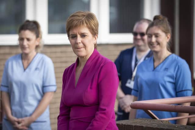 Nicola Sturgeon has announced plans for a National Care Service. Pic: Jane Barlow/PA