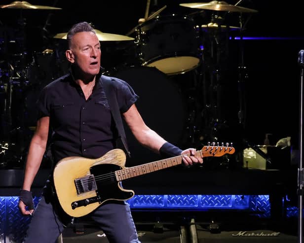 Bruce Springsteen, aka The Boss, will draw a crowd from across the country for his performance at Murrayfield stadium (Photo by Mike Coppola/Getty Images)