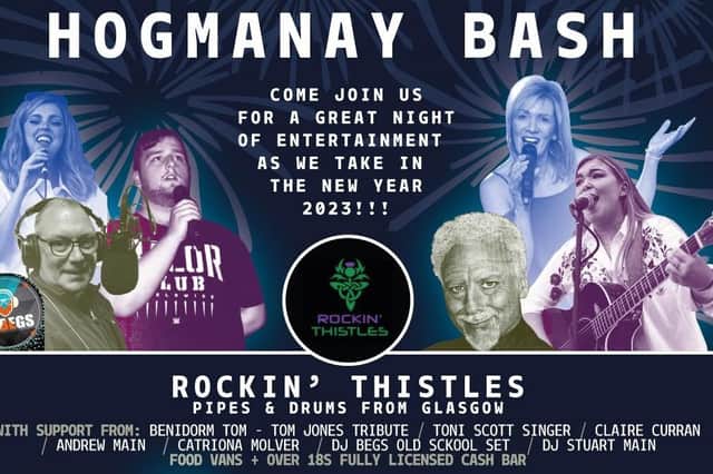 The Hogmanay Bash has been cancelled due to lack of ticket sales.