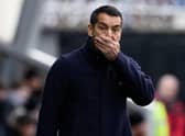 Rangers manager Giovanni van Bronckhorst looks on during the 1-1 draw at St Mirren last weekend. (Photo by Alan Harvey / SNS Group)