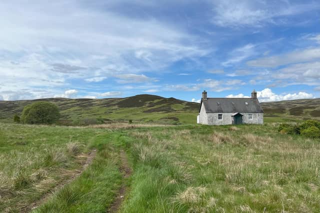 Brae Cottage near Torboll in Sutherland is reached by a single-track road - with not a neighbour to be seen.