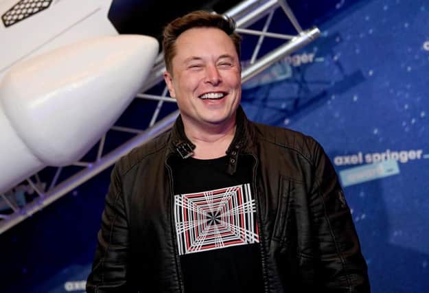 Bitcoin has seen its market value soar to record highs after Elon Musk's electric car company Tesla invested heavily (Picture: Getty Images)