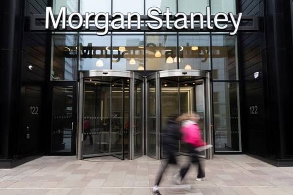 Morgan Stanley opened its first Glasgow office in 2000, employing six people. Having grown to occupy two city centre office buildings, the bank moved in 2018 to a new purpose-built HQ building on Waterloo Street in the city’s International Financial Services District. Picture: Kieran Dodds