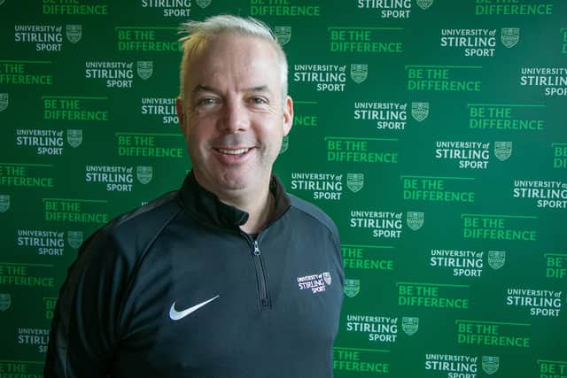 Dean Robertson is coming to the end of his 14th year working at University of Stirling, where he is now the high performance golf coach. Picture: University of Stirling.