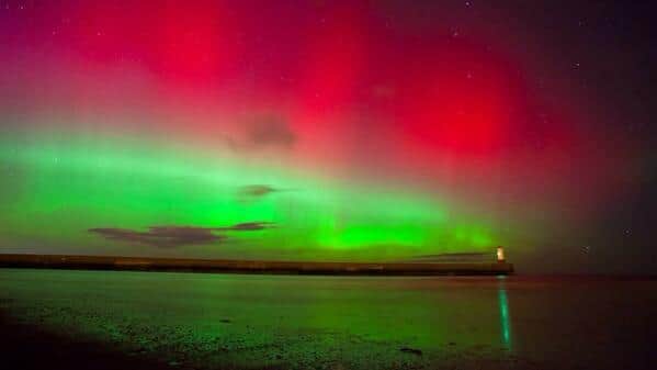 The solar storm could lead to a striking Norther Lights display
