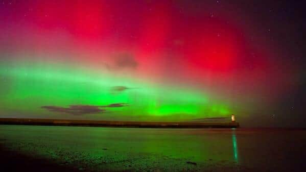 The solar storm could lead to a striking Norther Lights display