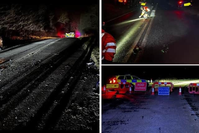 Fife crash: Emergency services attend serious road crash as icy conditions prove dangerous