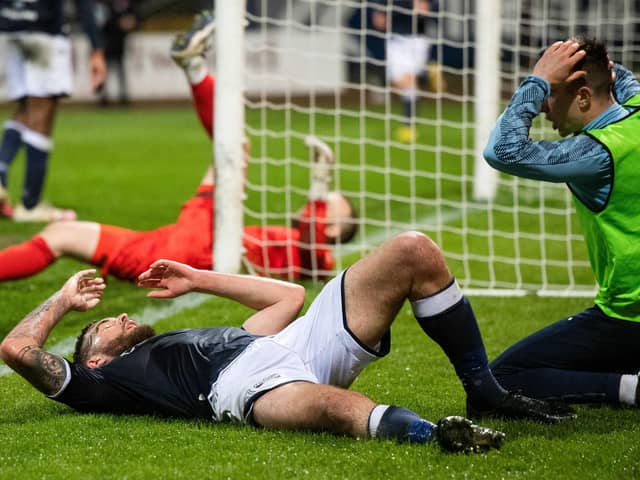 Dundee failed to beat Cove Rangers on the penultimate weekend of the season - they will win the Championship with a win or draw against Queen's Park. (Photo by Mark Scates / SNS Group)