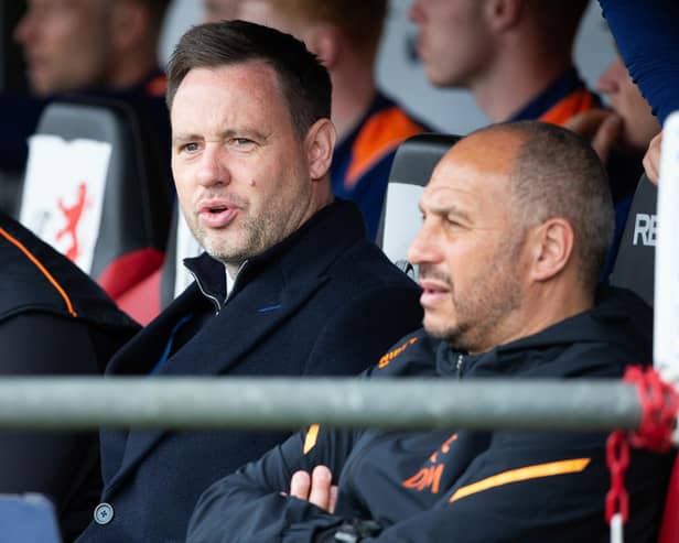 Rangers manager Michael Beale has been the most active ahead of the transfer window opening.  (Photo by Ewan Bootman / SNS Group)