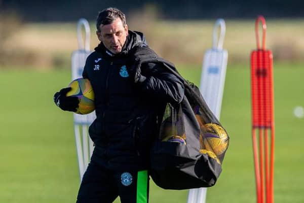 Hibs manager Jack Ross. (Photo by Ross MacDonald / SNS Group)