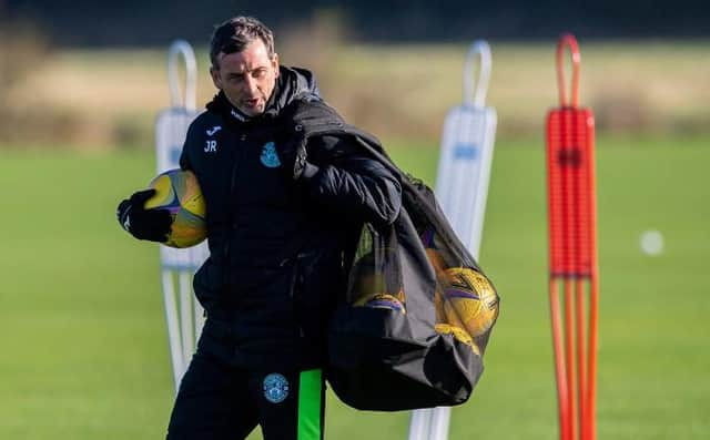 Hibs manager Jack Ross. (Photo by Ross MacDonald / SNS Group)