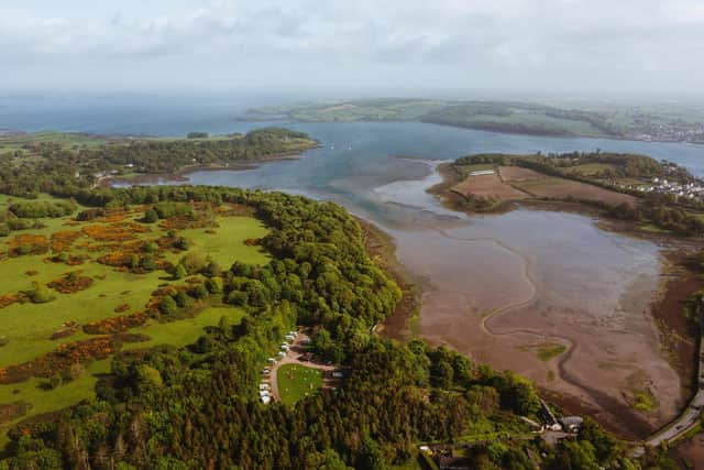 Castle Ward Campsite in County Down, Ireland, not far from the original set used for Winterfell in Game of Thrones. Pic: PA Photo/National Trust Images/John Mann.