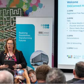 'We look forward to supporting local companies and local public sector bodies, to help them to unlock the benefits of 5G-enabled technology,' says Sharon Neely of the S5GConnect Halo Kilmarnock. Picture: Jim Walker/Write Image.