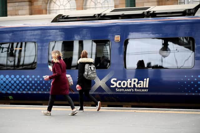 The future of ScotRail's Saltire brand is uncertain under Great British Railways. Picture: John Devlin