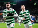 Celtic's Sead Haksabanovic celebrates after scoring in the 3-1 win over Hearts. (Photo by Craig Foy / SNS Group)