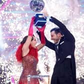 Ellie and Vito won the glitterball trophy for Strictly Come Dancing 2023