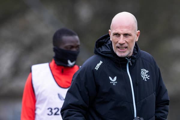 Rangers manager Philippe Clement during a training session at the Rangers Training Centre, on October 23, 2024, in Milngavie, Scotland. (Photo by Alan Harvey / SNS Group)
