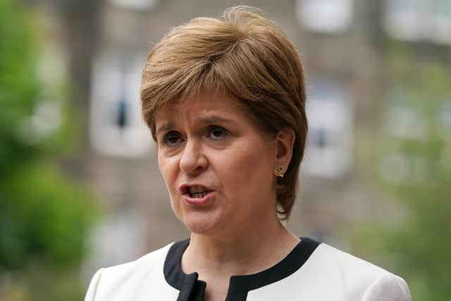 First Minister Nicola Sturgeon has returned a negative PCR test.