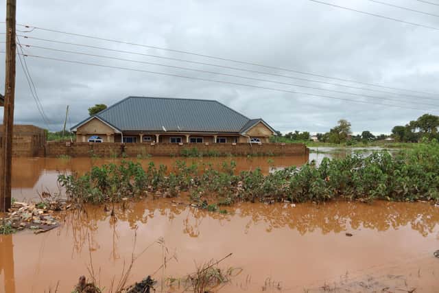 Flooding is affecting farmers in northern Ghana. Picture: Qujo Buta