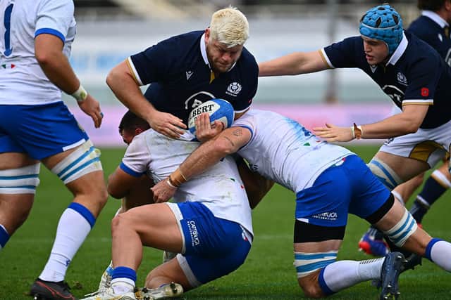 Oli Kebble will make his first start for Scotland on Sunday after substitute appearances against Georgia, Wales and Italy.