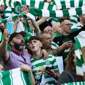 Celtic fans during the cinch Premiership match between Celtic and Aberdeen at Celtic Park, on July 31, 2022, in Glasgow, Scotland.  (Photo by Craig Williamson / SNS Group)