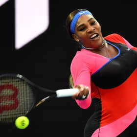 Serena Williams defeated Romania's Simona Halep in the quarter-finals of the Australian Open. Picture: William West /AFP via Getty Images
