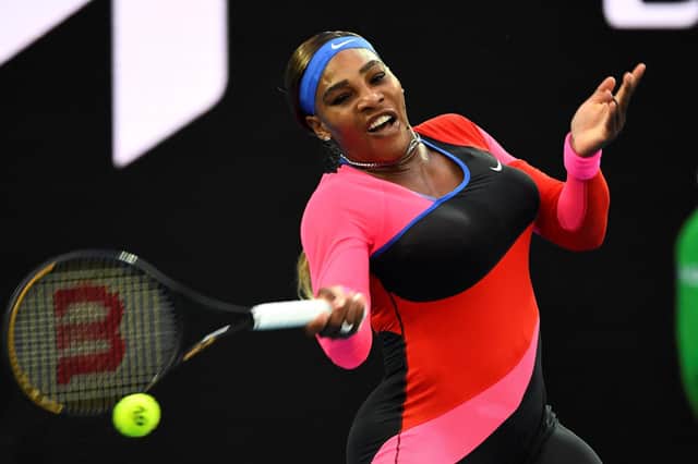 Serena Williams defeated Romania's Simona Halep in the quarter-finals of the Australian Open. Picture: William West /AFP via Getty Images
