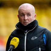 Livingston boss David Martindale speaks to the media (Photo by Paul Devlin / SNS Group)