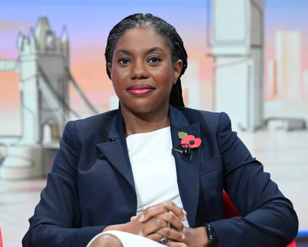 Kemi Badenoch during her appearance on BBC Sundays with Laura Kuenssberg
