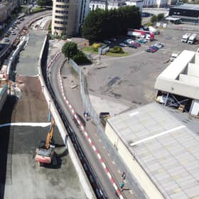 Work began on the Trams to Newhaven project in November 2019, and is expected to complete next spring. Picture: Trams To Newhaven