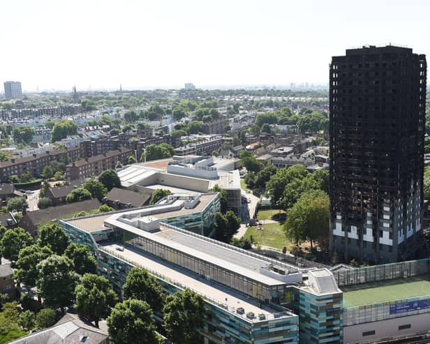 The Grenfell Tower in west London (David Mirzoeff/PA Wire)
