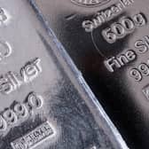 Two silver bars produced at the Swiss factory Argor-Heraeus, one of the world's largest processors of precious metals (Photo: Shutterstock)