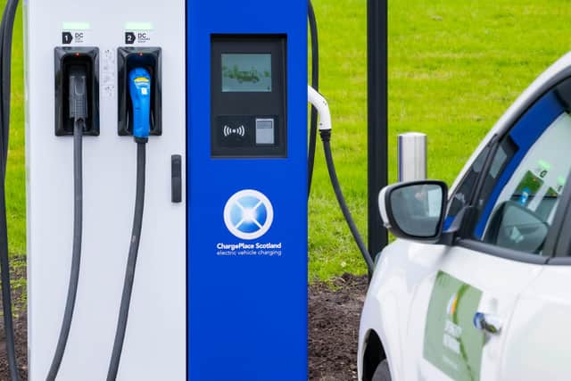 Customers charging an electric vehicle are said to spend up to 50 per cent longer at a retail site. Picture: Peter Devlin