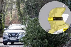 A weather warning is in place for much of Scotland