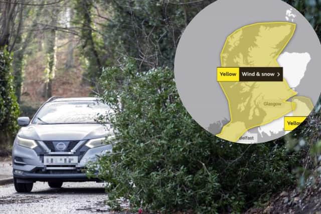 A weather warning is in place for much of Scotland