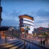 The vision for the proposed development has been described as "a 21st century temple for film."