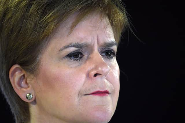 Scotland's First Minister Nicola Sturgeon holds a briefing on the COVID-19 outbreak in Edinburgh.  Picture: Andy Buchanan/PA Wire