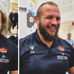 Hair today, gone tomorrow: Pierre Schoeman had his head shaved to raise funds for Edinburgh Children's Hospital Charity.