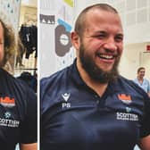 Hair today, gone tomorrow: Pierre Schoeman had his head shaved to raise funds for Edinburgh Children's Hospital Charity.