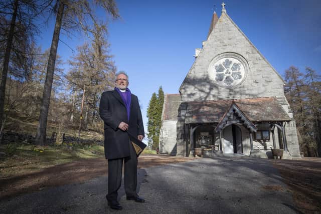 Reverend Ken MacKenzie, minister at Crathie Kirk and domestic chaplin to HM Queen in Scotland.