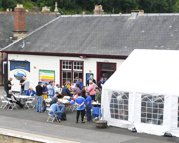 The Mallard pub in Dingwall is always popular with away fans before Ross County matches.
