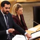 First Minister Humza Yousaf at FMQs (Photo by Jeff J Mitchell/Getty Images)