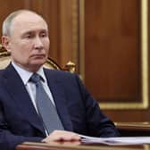Russia's President Vladimir Putin last month (Picture: Vyacheslav Prokofyev /Pool/ AFP