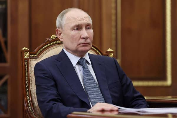 Russia's President Vladimir Putin last month (Picture: Vyacheslav Prokofyev /Pool/ AFP