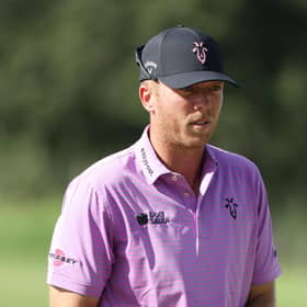 Talor Gooch of RangeGoats GC pictured during the LIV Golf Invitational - Miami at Trump National Doral Miami last October. Picture: Cliff Hawkins/Getty Images.