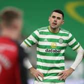 Tom Rogic during the Ladbrokes Scottish Premiership match between Celtic and St. Mirren at Celtic Park on January 30, 2021 in Glasgow, Scotland. (Photo by Ian MacNicol/Getty Images)